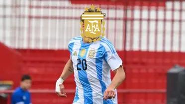 Giuliano Simeone será titular en la banda derecha de la selección ante Uruguay