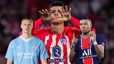 Golpe bajo a Morata, Atleti quiere a un goleador que superó a Haaland y Mbappé