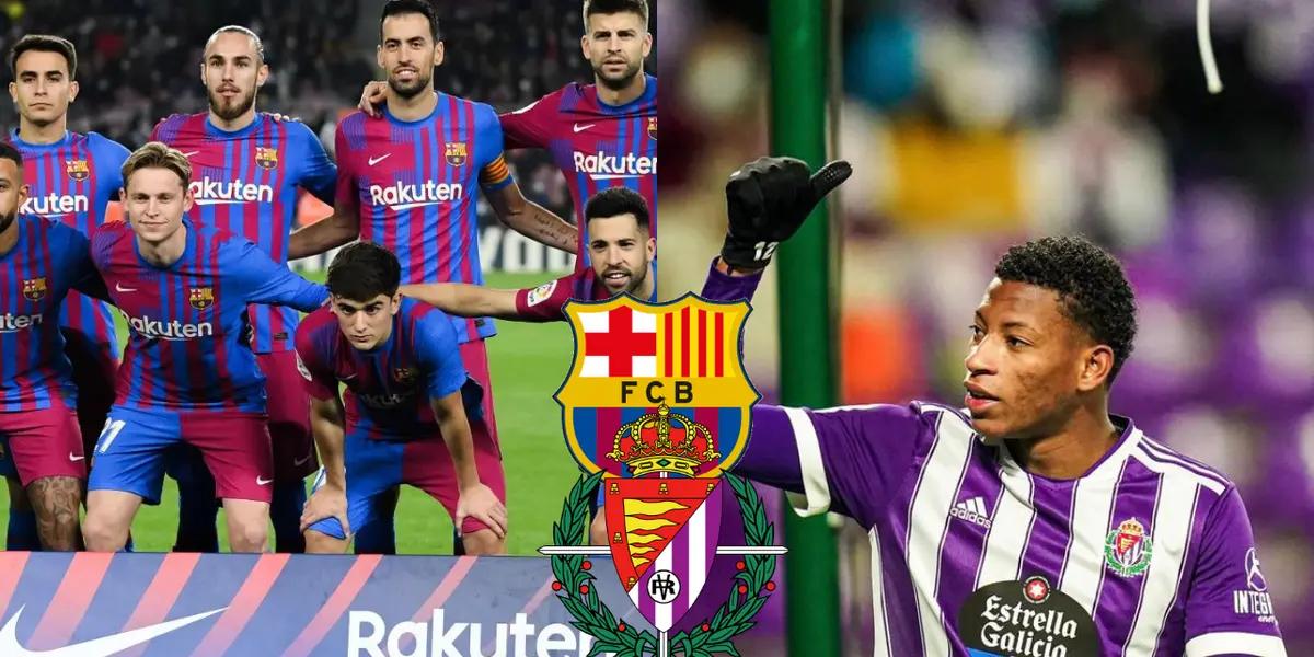 Gonzalo Plata sería la clave para que el Valladolid tenga oportunidad de ganarle al Barcelona