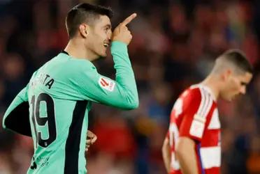 Granada reclamó penal de Giménez y así respondió Morata que hizo ganar al Atleti