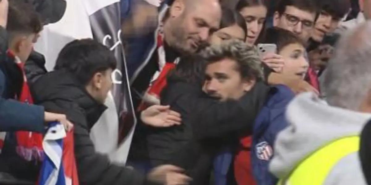 Griezmann cambio su camiseta a un aficionado del Atlético por una caja de estos artículos