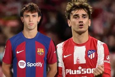 Griezmann mencionó semanas atrás que Joao Félix había fracasado en Atleti y hoy se volvieron a encontrar en la cancha