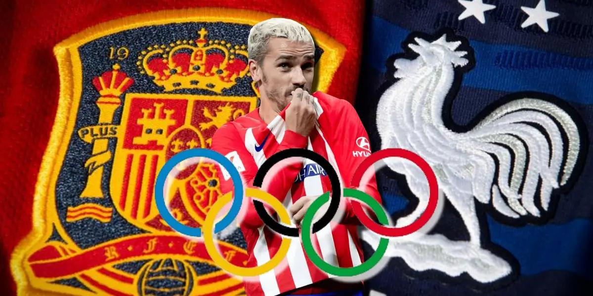 Griezmann no a Francia, 3 jugadores de Atleti con luz verde para JJOO con España