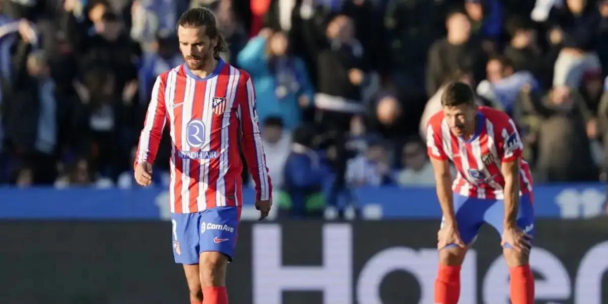 Griezmann se deshizo de un jugador del Leganés que le estaba agarrando de una manera peculiar