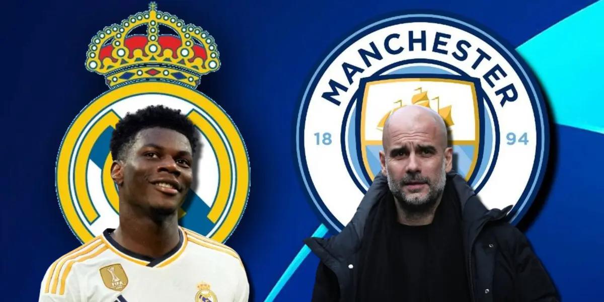 Guardiola les mostró respetó y así trató Tchouaméni al City, el rival del Madrid