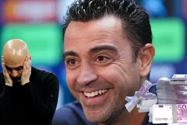 Guardiola lo pagó 50 millones, Xavi sueña tenerlo para levantar y no lo echen