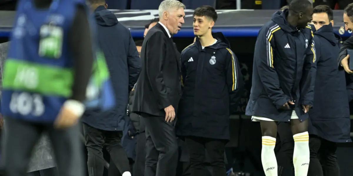 Guler quiere ser titular en el Madrid y mandó un contundente mensaje a Ancelotti