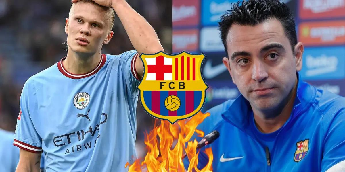 Haaland no llegó por culpa de este delantero y ahora menosprecia públicamente a Xavi.