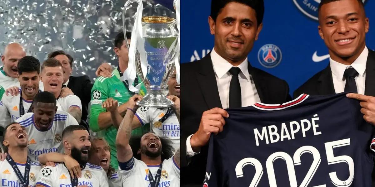 Hace casi exactamente un año, a través de sus redes sociales, el París Saint-Germain publicó un posteo que provocaba a los aficionados del Real Madrid. Con la decimocuarta Orejona encima, los simpatizantes blancos devolvieron el gesto.