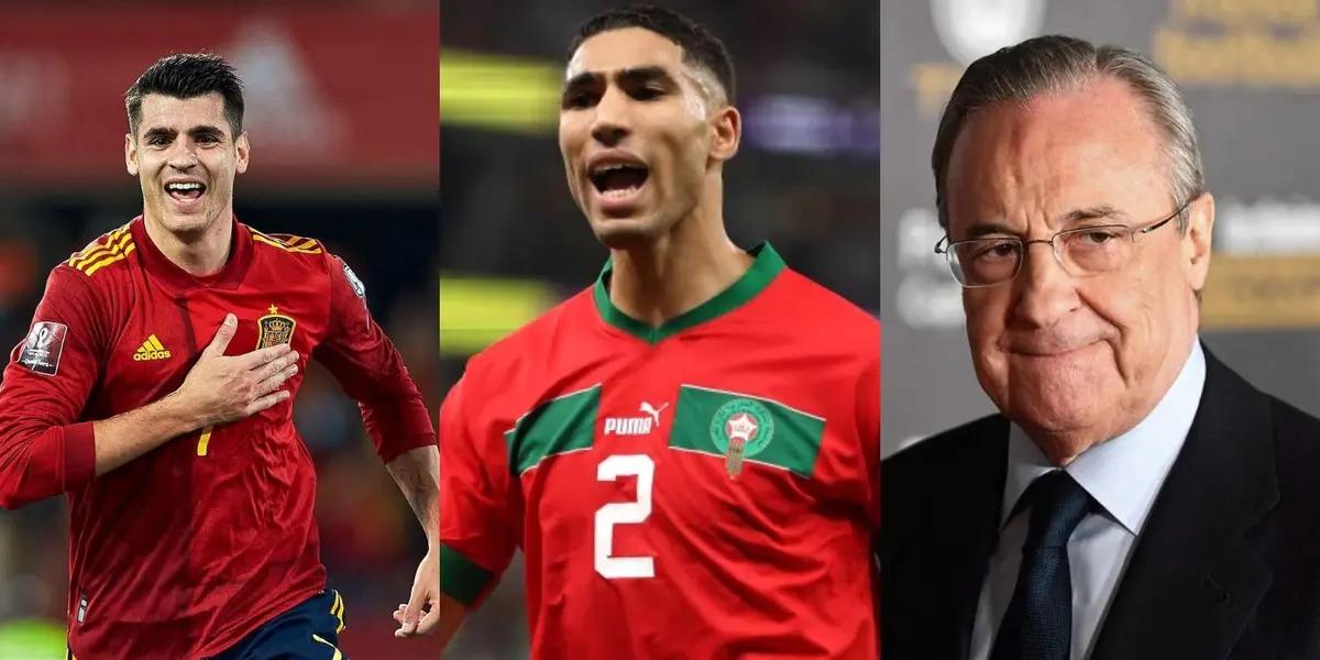 Hakimi fue una de las figuras de su selección tras llegar a seminales y como es madridista de corazón no pierde las esperanzas de volver al Bernabéu.