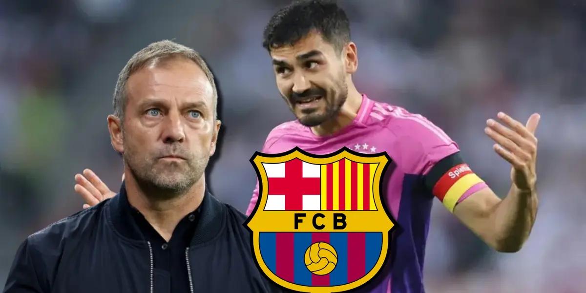 Hansi Flick e Ilkay Gundogan / Foto: Collage