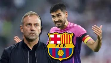 Hansi Flick e Ilkay Gundogan / Foto: Collage