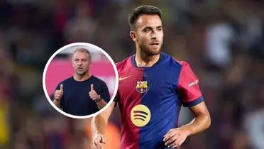 Hansi Flick - Eric García (Foto: X del FC Barcelona)