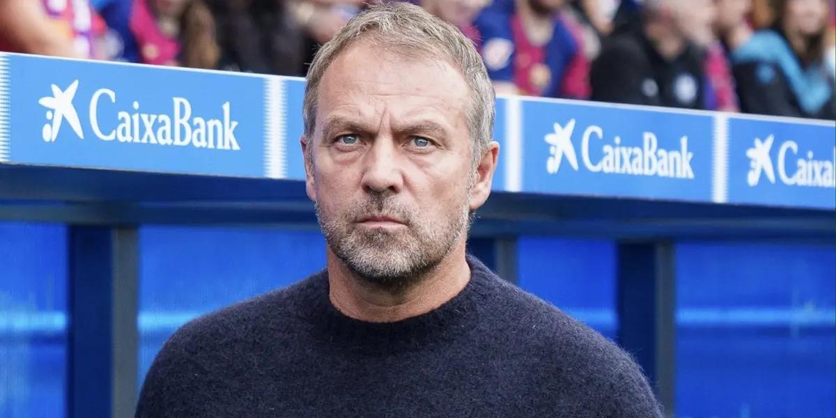 Hansi Flick. Foto: redes de Barcelona.