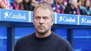 Hansi Flick. Foto: redes de Barcelona.