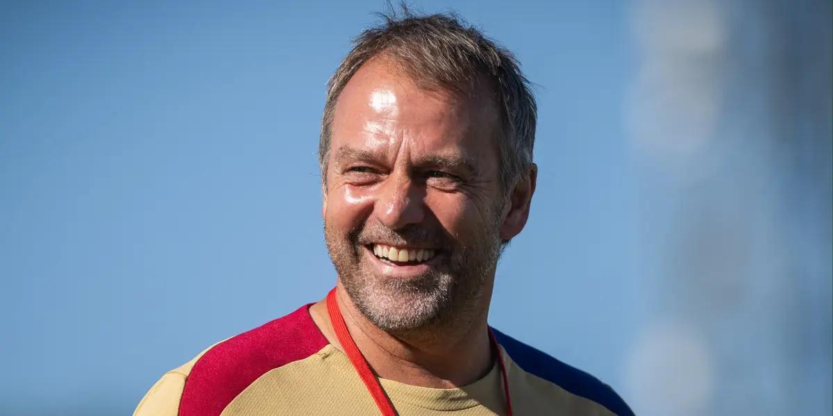 Hansi Flick. Foto: redes del Barcelona.