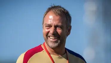 Hansi Flick. Foto: redes del Barcelona.