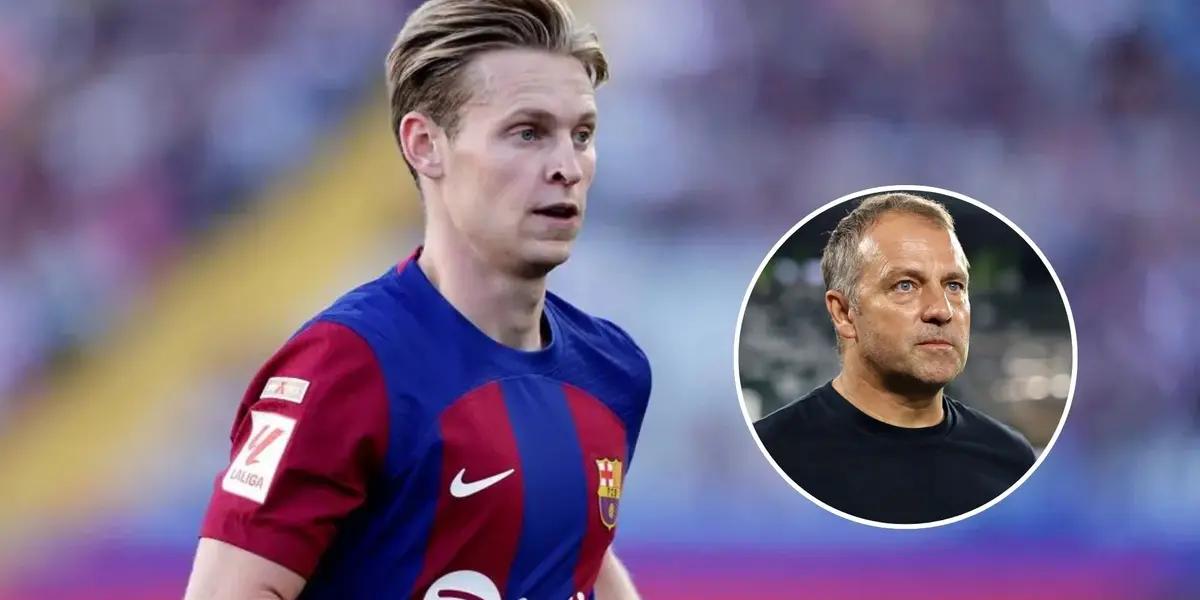 Hansi Flick - Frenkie de Jong (Foto: FC Barcelona)