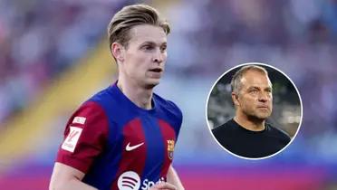 Hansi Flick - Frenkie de Jong (Foto: FC Barcelona)