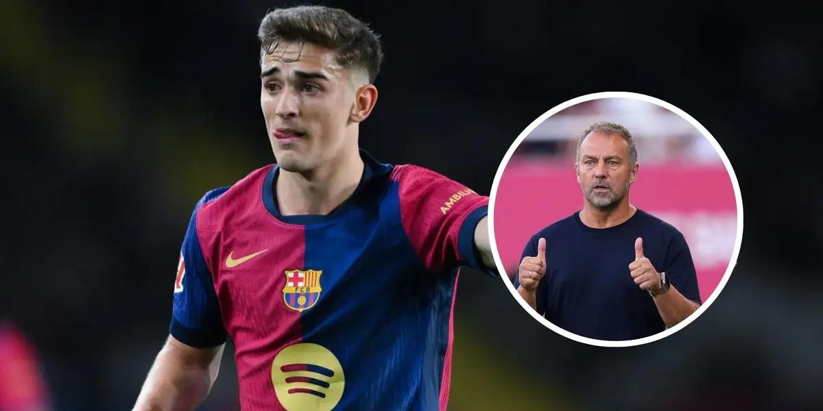 Hansi Flick - Gavi (Foto: X del FC Barcelona)