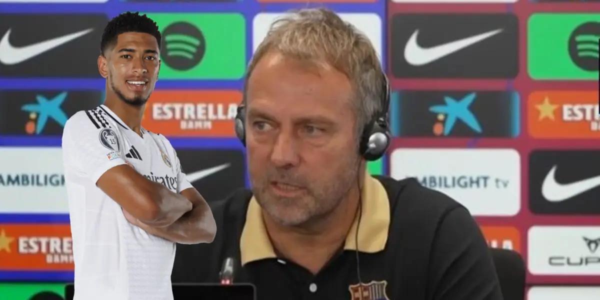 Hansi Flick ha dado su opinión sobre la expulsión a Bellingham contra el Celta de Vigo