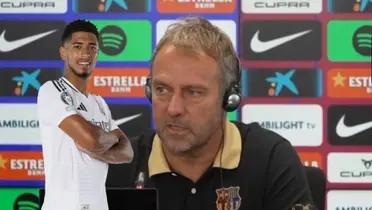 Hansi Flick ha dado su opinión sobre la expulsión a Bellingham contra el Celta de Vigo