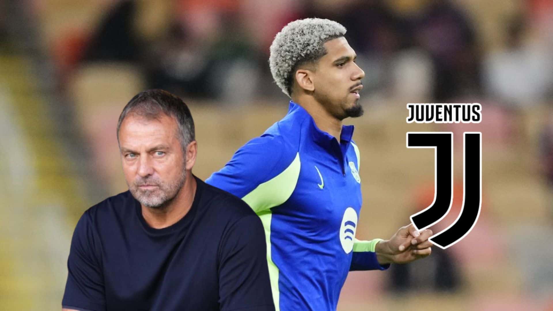 Hansi Flick - Ronald Araujo (Foto: X)