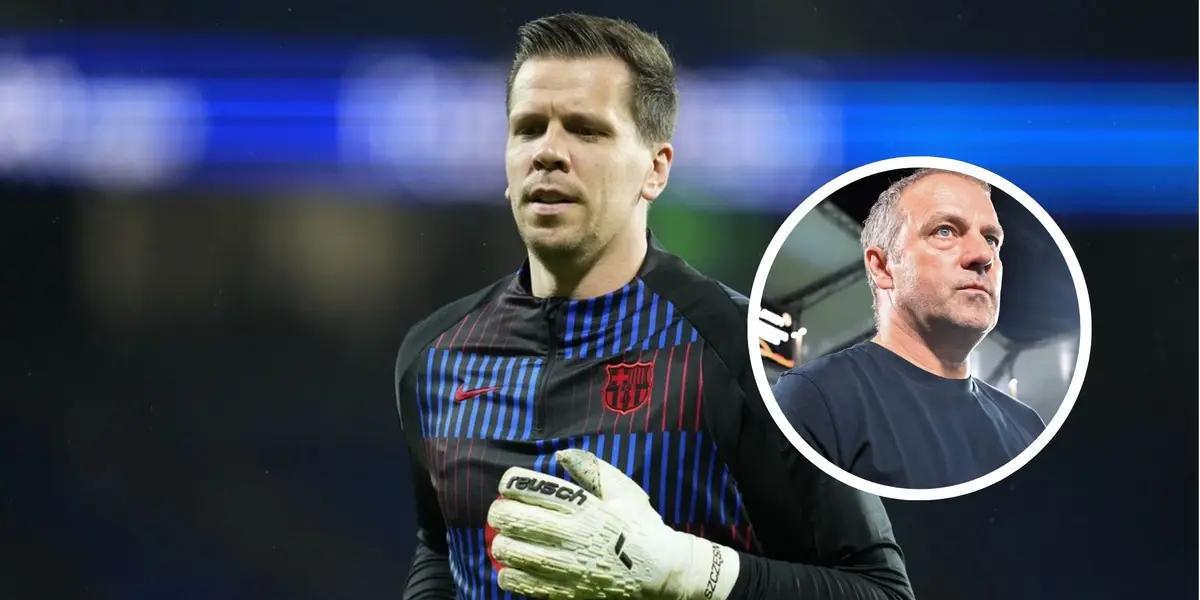 Hansi Flick - Wojciech Szczesny (Foto: X)