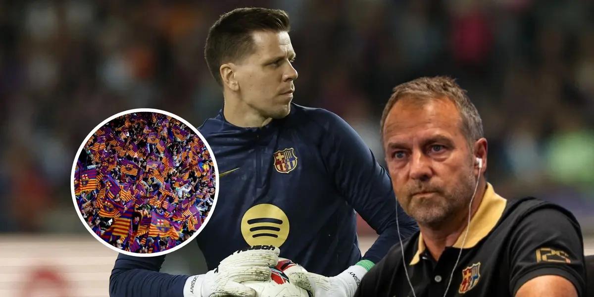 Hansi Flick - Wojciech Szczęsny (Foto: X)