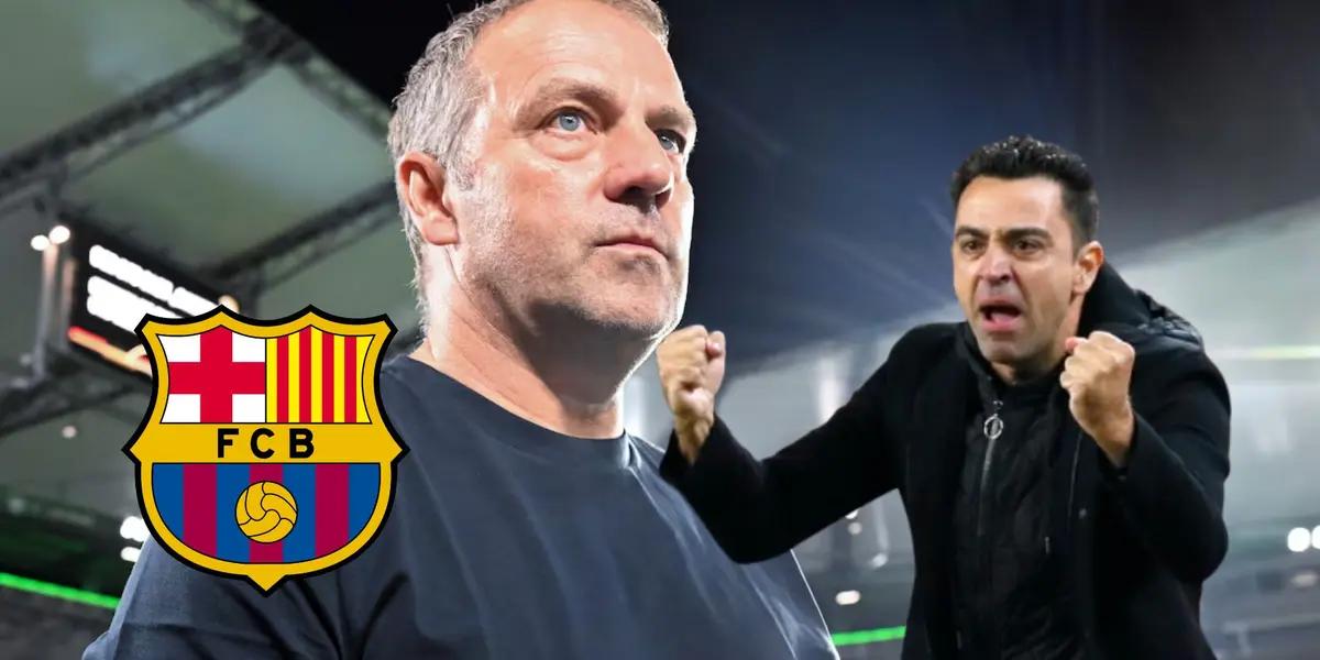 Hansi Flick - Xavi Hernández (Foto: FC Barcelona)