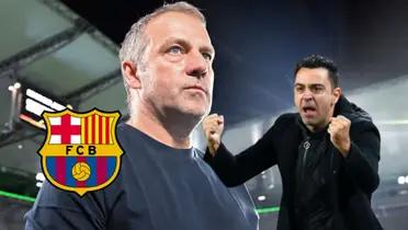 Hansi Flick - Xavi Hernández (Foto: FC Barcelona)