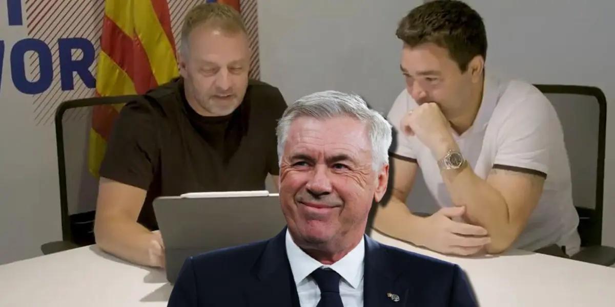 Hansi Flick y Carlo Ancelotti / Foto: Collage