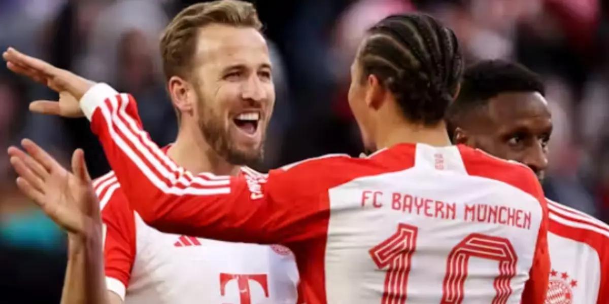 Harry Kane y Leroy Sane, jugadores del Bayern Múnich