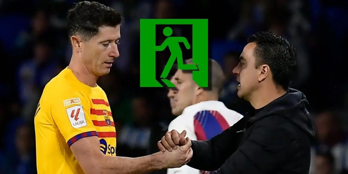 Hay un equipo que pretende llevarse a Robert Lewandowski, ahora que está peleado con Xavi Hernández en el FC Barcelona
