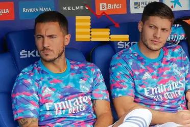 Hazard que fue fichado por ser el mejor jugador de Rusia 2018, hoy no vale ni el 10 % del precio que tenía cuando fue comprado procedente del Chelsea.