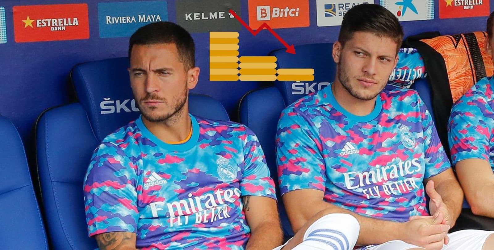 Hazard que fue fichado por ser el mejor jugador de Rusia 2018, hoy no vale ni el 10 % del precio que tenía cuando fue comprado procedente del Chelsea.