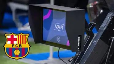 Hector Fort agarró a Pathe Ciss pero el árbitro no señaló la pena máxima contra el FC Barcelona