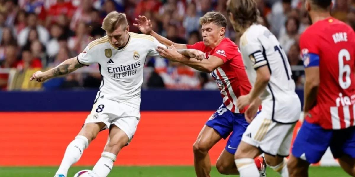 Hinchas árabes abuchearon a Kroos en el Real Madrid vs Atleti, mira la reacción del alemán