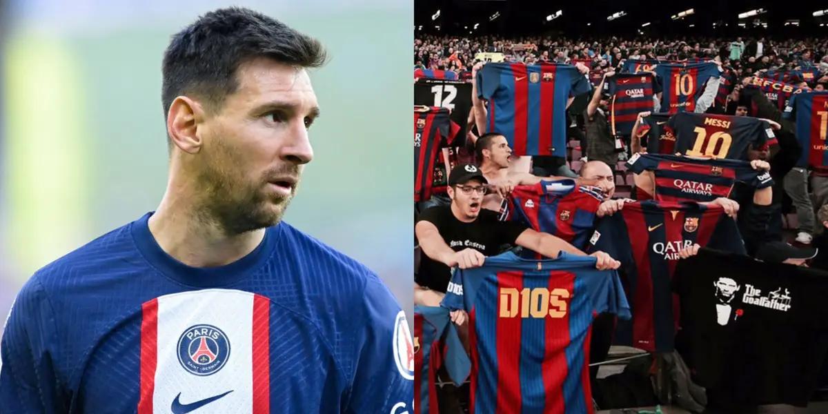 Hinchas estuvieron despidiendo a Lionel Messi, que se fue a París, y mira lo que hizo cuando le pidieron que regrese al FC Barcelona