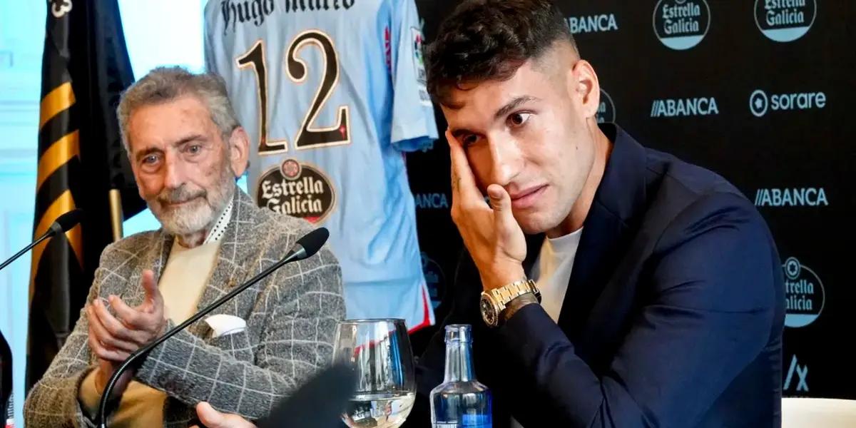 Hugo Mallo no se ha quedado de brazos cruzados porque le quieren dar un castigo de 24 meses