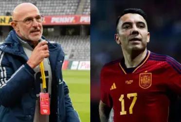Iago Aspas no dejó las mejores sensaciones en la Selección Española, pero Luis De la Fuente, lo tuvo de titular