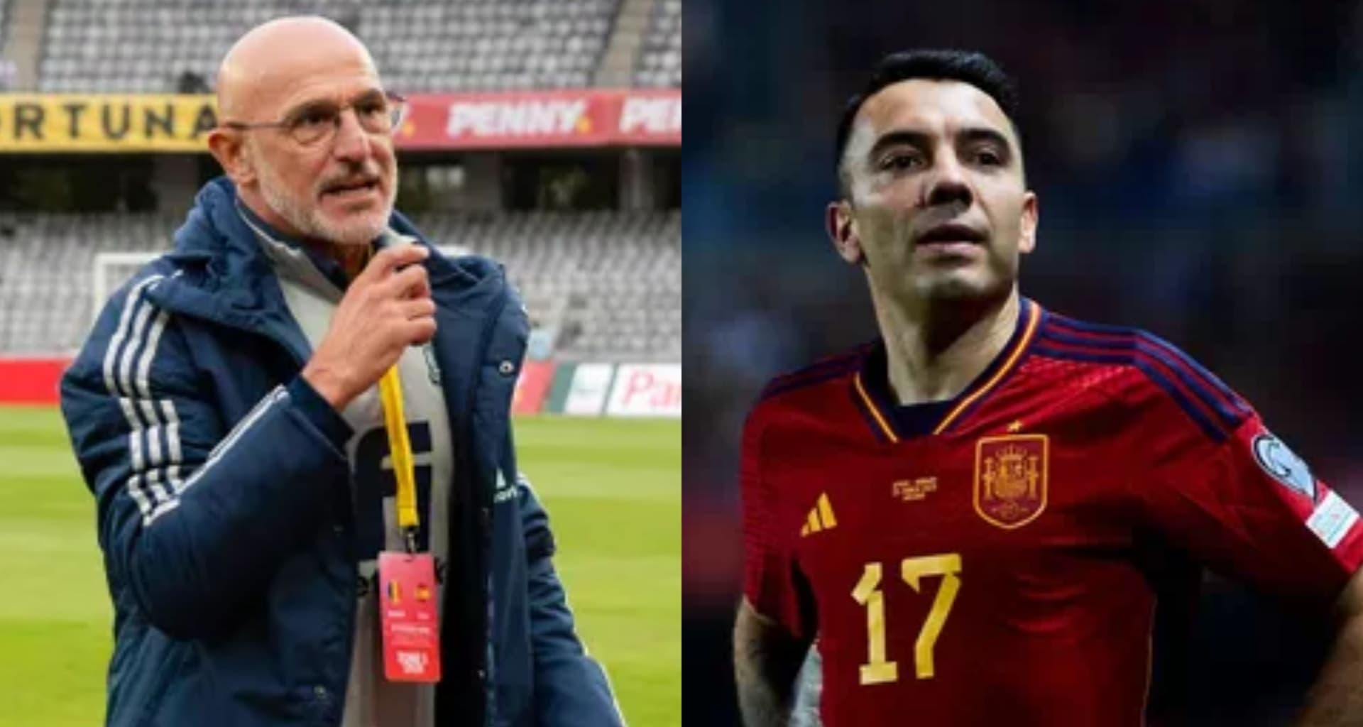Iago Aspas no dejó las mejores sensaciones en la Selección Española, pero Luis De la Fuente, lo tuvo de titular