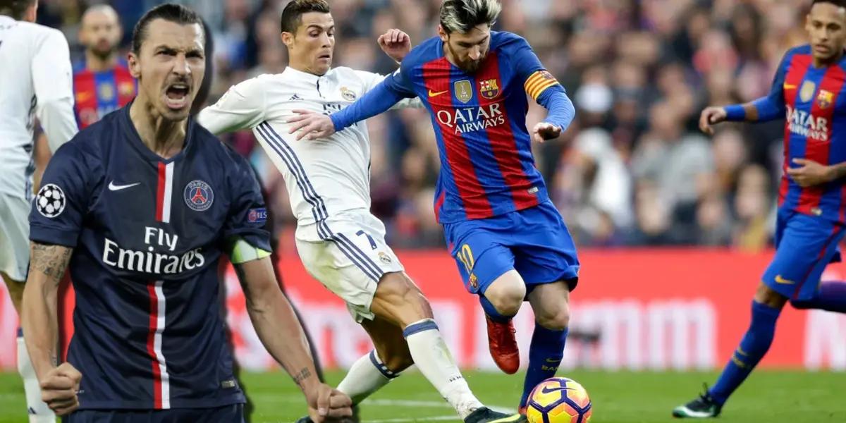 Ibrahimovic se creyó superior a Cristiano Ronaldo, pero esto pensaba de Messi
