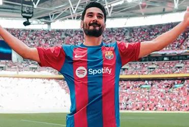 Ilkay Gündogan aprovechó con una avidada para adelanter a FC Barcelona en el marcador sobre Real Madrid