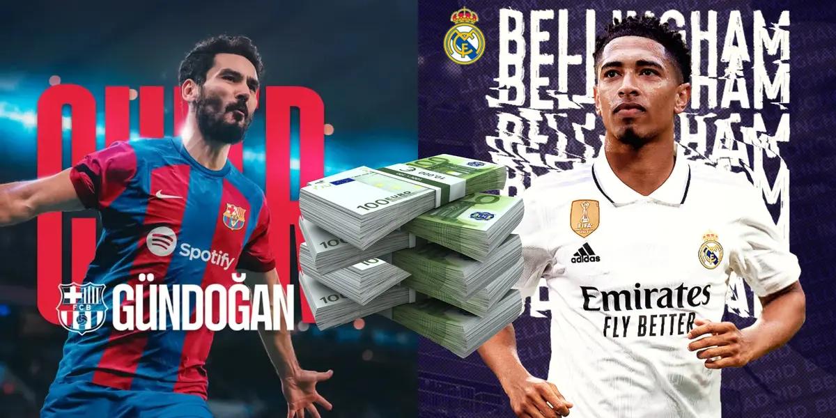 Ilkay Gundogan llegó en una operación low cost por los problemas de Fair Play mientras el Madrid no tiene problemas en gastar en refuerzos