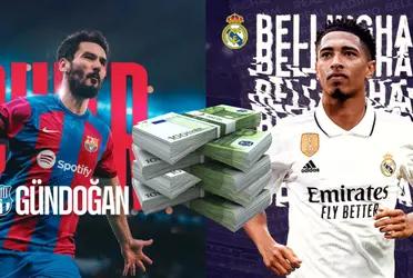 Ilkay Gundogan llegó en una operación low cost por los problemas de Fair Play mientras el Madrid no tiene problemas en gastar en refuerzos