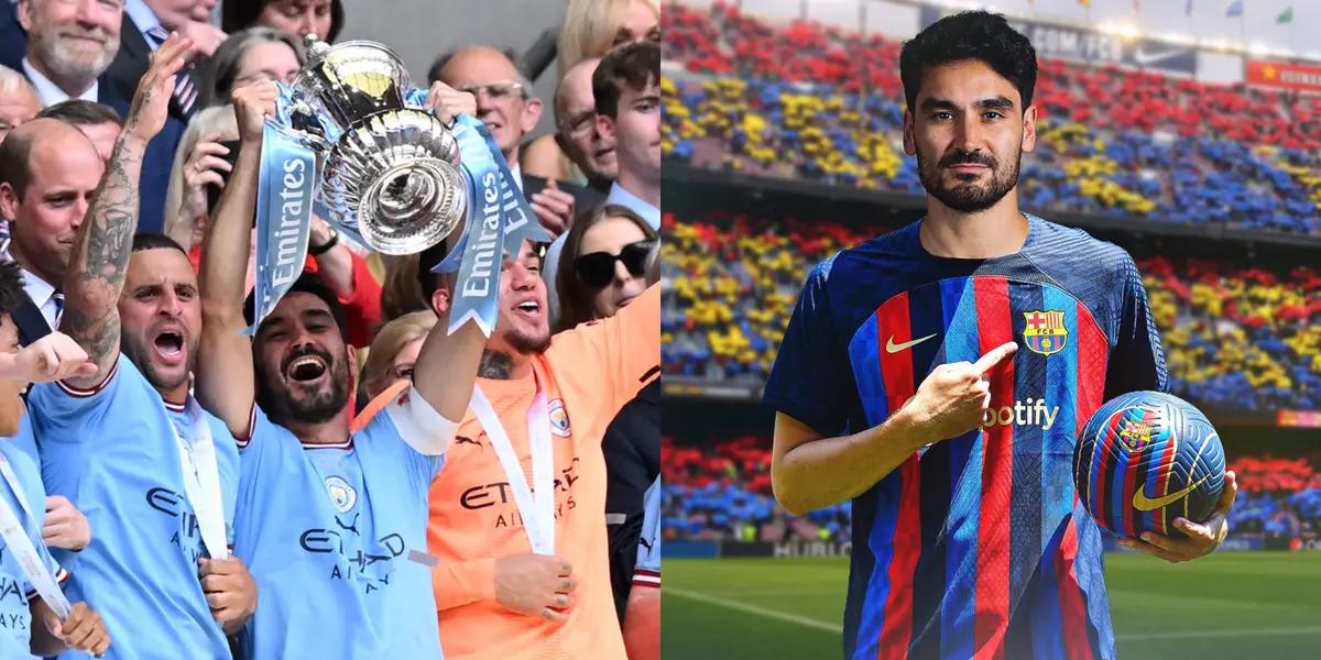 İlkay Gündoğan marcó los dos goles para el título de FA Cup de Manchester City y tiene una decisión con respecto a su futuro respecto a FC Barcelona