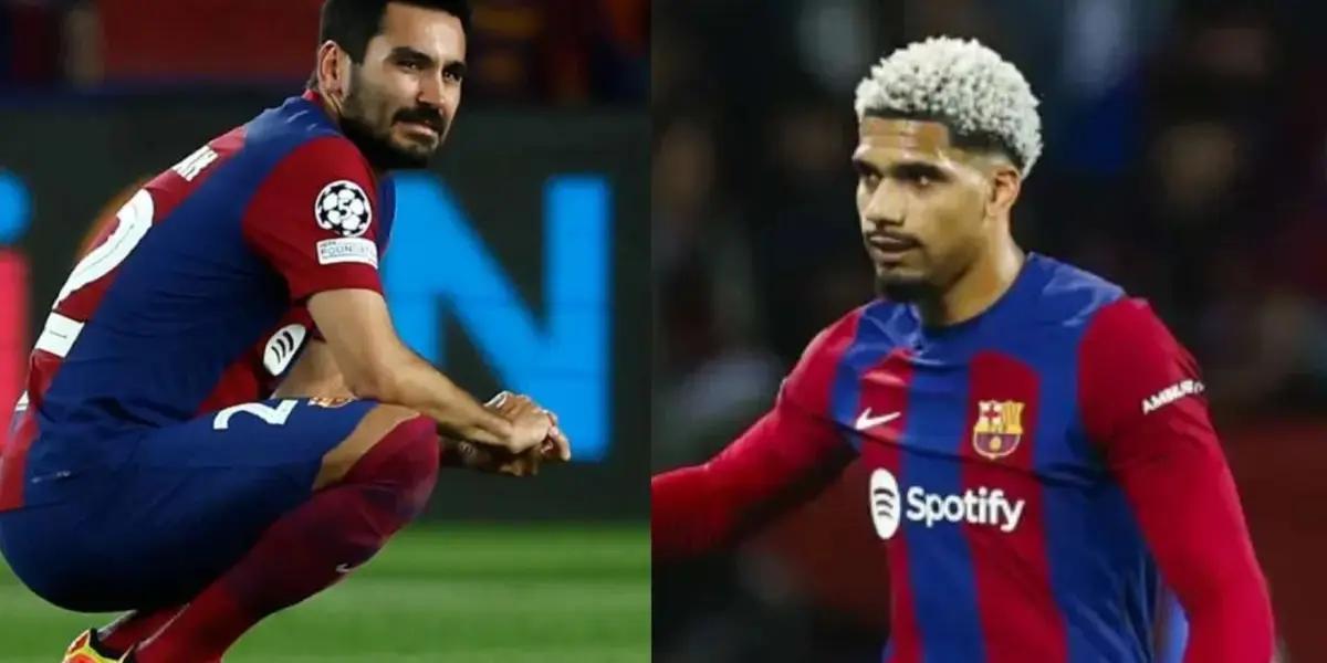 Ilkay Gundogan y Ronald Araújo