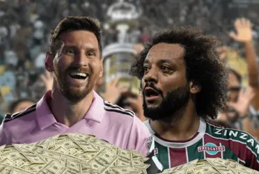 Lionel Messi gana 40 millones, lo que recibió el Fluminense con la Libertadores