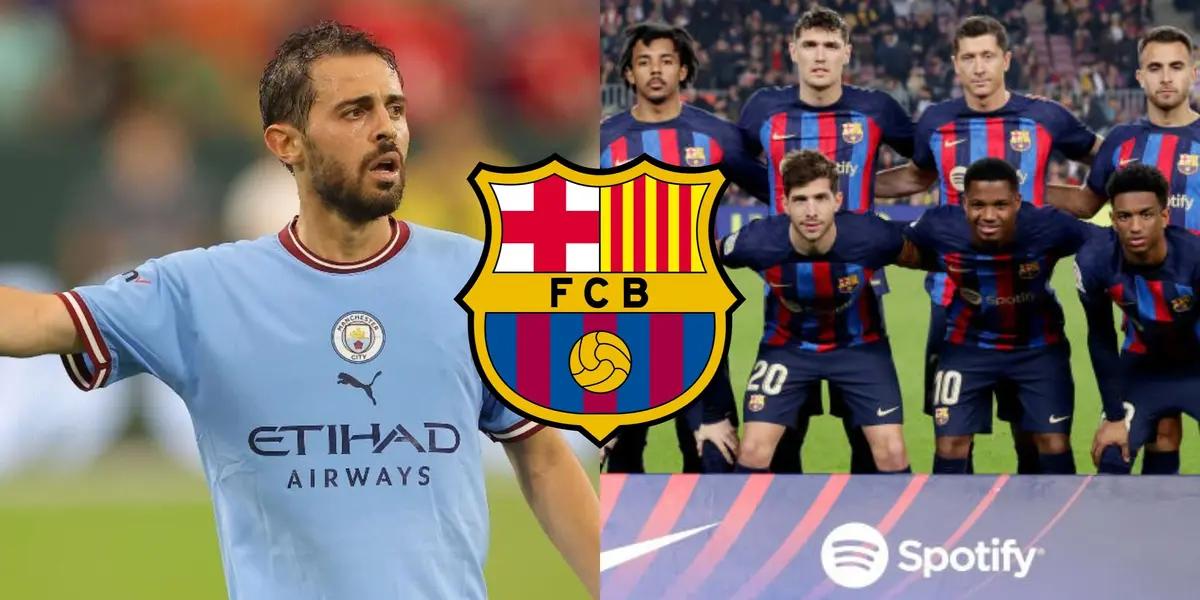 Insólito, por culpa de este jugador de Barcelona Bernardo Silva podría no llegar al club